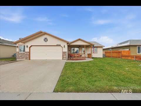 1540 Peregrine Dr., Mountain Home, ID home video tour
