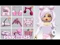 Get 16 free pink items  free hairs  roblox
