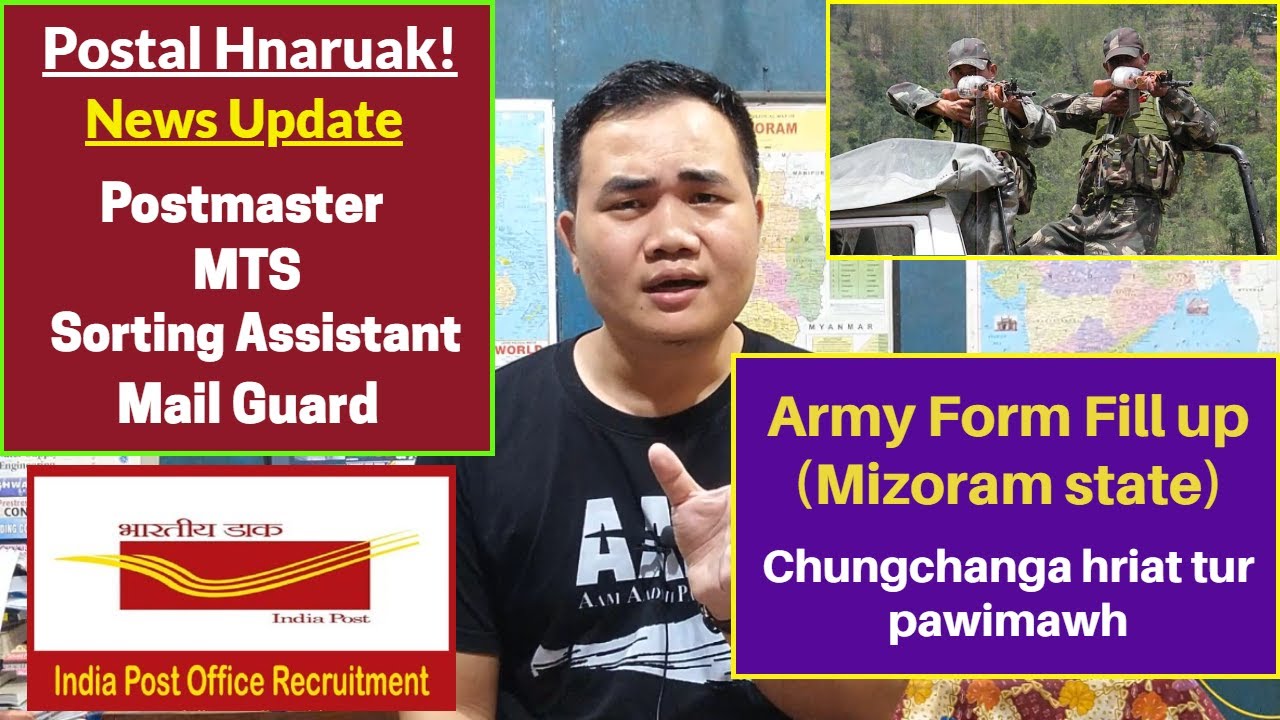 Postal Hnaruak - Postmaster/MTS/Sorting Assistant update! | Army Form ...