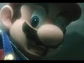 Mario gets stabbed (actual clip)