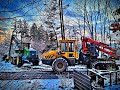 🌲John Deere 1470G / H425 &amp; Welte 130K • Harvester &amp; Forwarder • PCM Forst • Winter &amp; Snow • Forest 🌲
