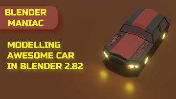 Low Poly Car | Blender 2.82 | Blender tutorial | Part 2