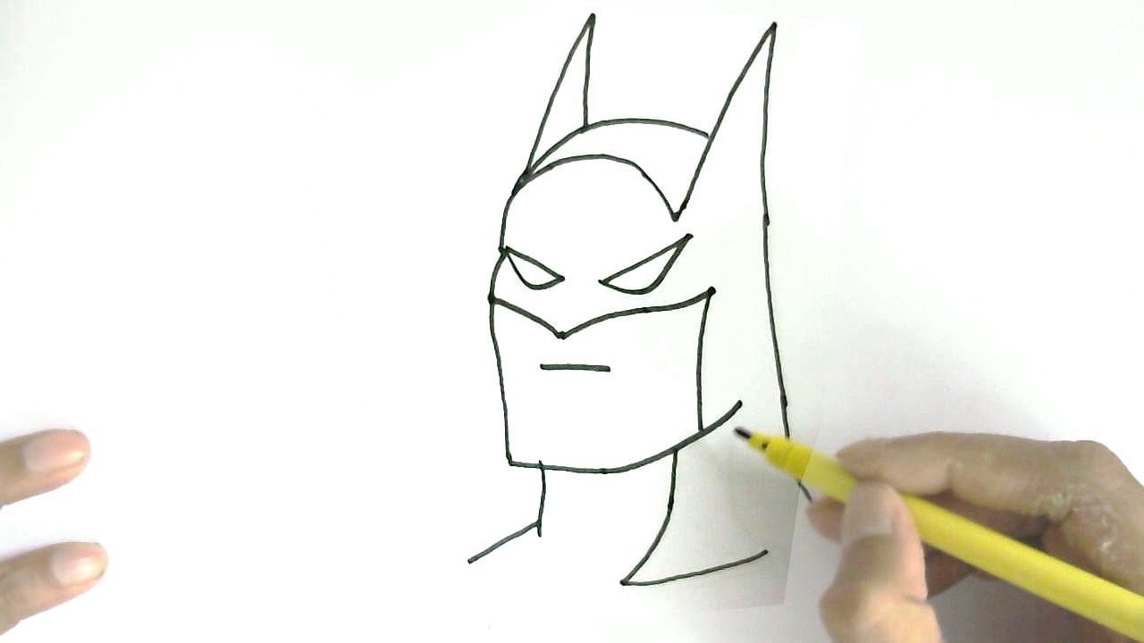 How to Draw Batman For Kids  Easy Drawing Tutorial