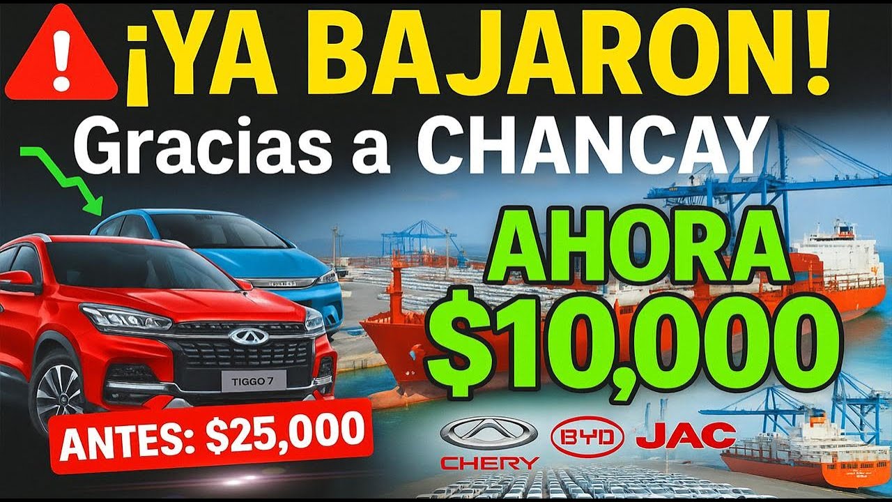 🚨 7 VEHÍCULOS que BAJARON de PRECIO por el PUERTO de CHANCAY (¡Aprovecha YA!)