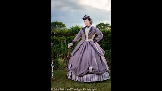 dressing up for a game of croquet, circa 1860