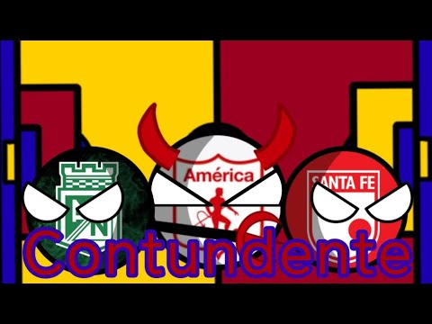 Liga Betplay jornada 16 Contundente #countryballs #edit