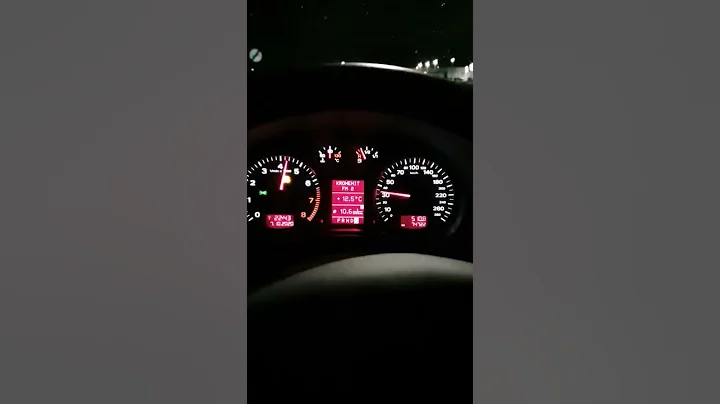 Audi A3 8p 3.2 VR6 DSG acceleration
