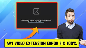Fix AV1 Video Extension Error on Windows