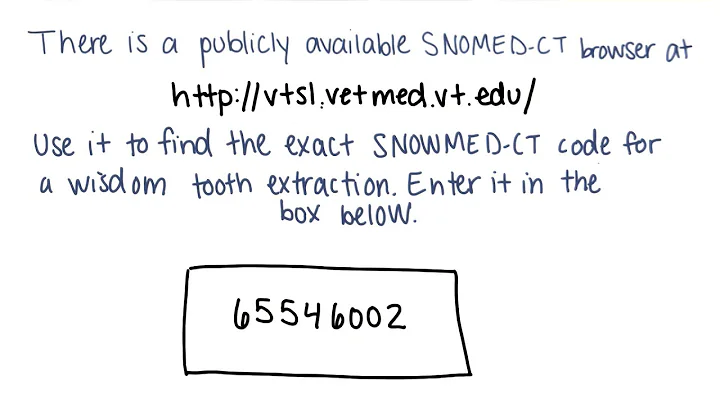 SNOMED Quiz Solution - Georgia Tech - Health Informatics in the Cloud