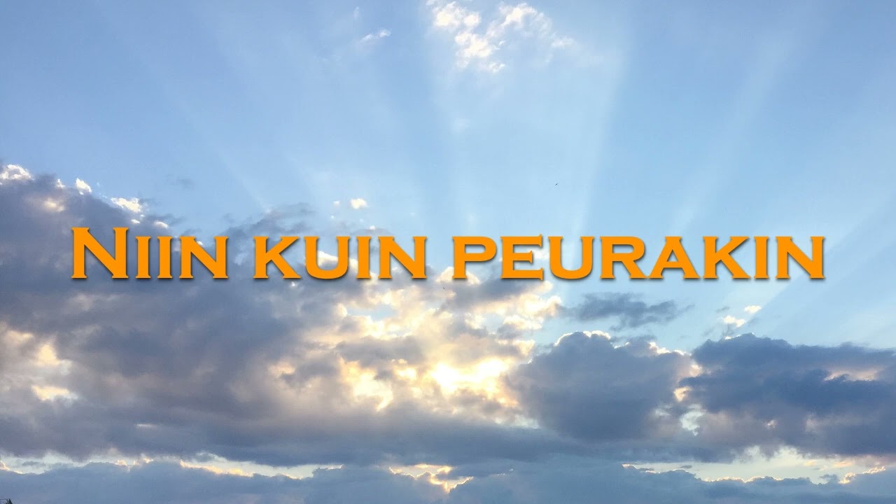 Niin kuin peurakin