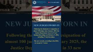 33 New Immigration Judges Sworn In ⚖️ #BreakingNews #USNews #DOJ #ImmigrationPolicy #USImmigration