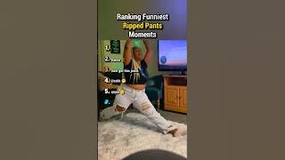 Ranking The FUNNIEST Ripped Pants Moments #shortsviral