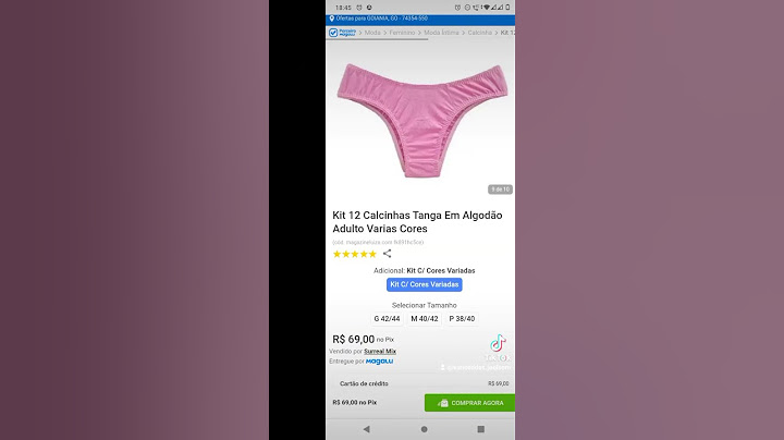 Kit 12 Calcinhas Tanga Em Algodão Adulto Varias Cores compra o seu aqui abaixo