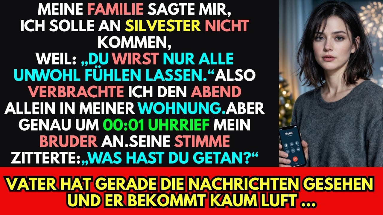 Meine Familie verbannte mich von der Silvesterfeier – dann sah mein Vater, dass ich Milliardär wurde