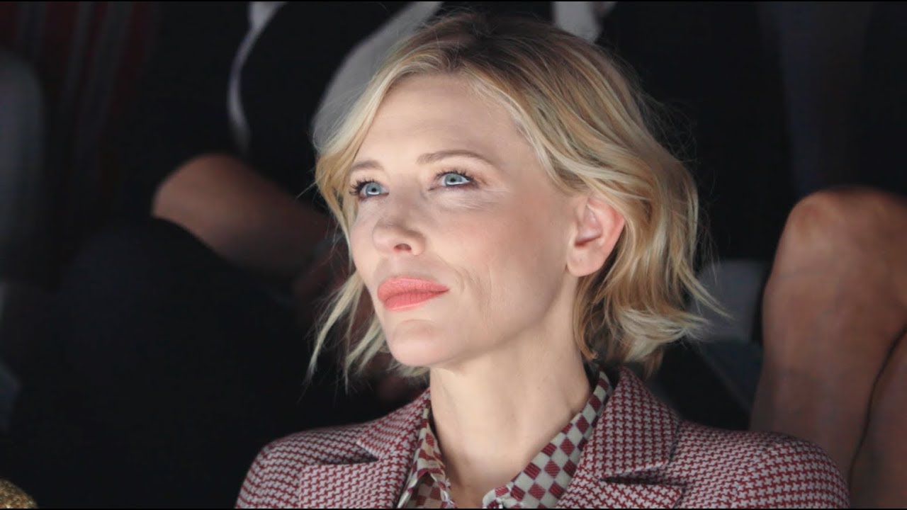 Cate Blanchett at the Giorgio Armani Spring Summer 2018 women's fashion show