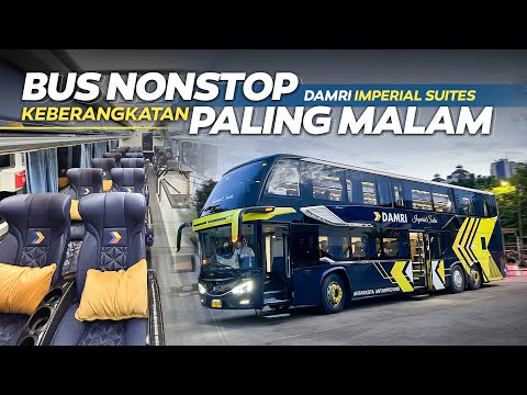 REKOMENDASI BUS JAM KEBERANGKATAN MALAM DARI SURABAYA KE JAKARTA !! Damri Imperial Suites #damri