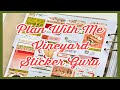 Plan With Me | Vineyard | Sticker Guru