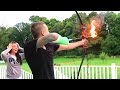 CRAZY FLAMING ARROWS!!