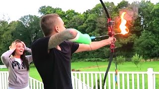 CRAZY FLAMING ARROWS!!