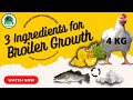 MAKE MORE MONEY RAISING BROILERS USING THESE 3 SIMPLE BROILER GROWTH PROMOTERS