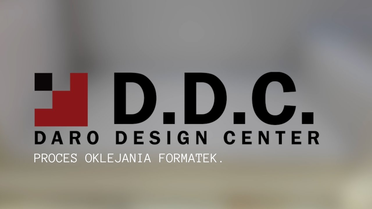 Proces oklejania formatek.