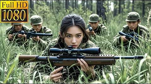 共軍女狙擊手化身叢林戰神，潛伏草中，將日軍狙擊手逐一爆頭！⚔️  神槍手  MMA | Kung Fu #film #drama #action
