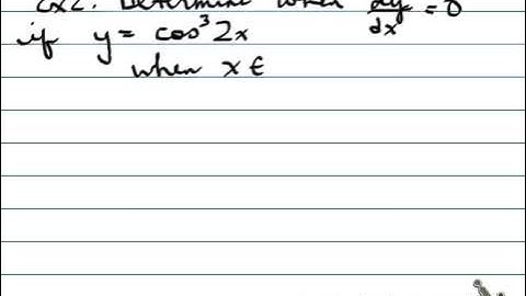 MCV Lesson 6 Derivative of sin and cos part 1