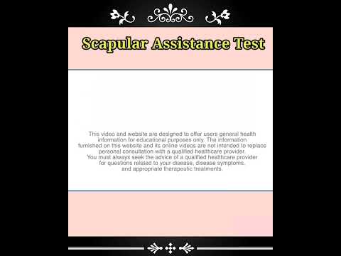 Scapular Assistance Test