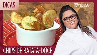 CHIPS DE BATATA-DOCE com Dayse Paparoto | DICAS MASTERCHEF screenshot 2