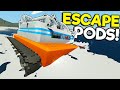 My Tsunami Base Has Been Overhauled and Has Escape Pods! - Stormworks Gameplay - Tsunami Survival