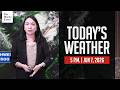 Today's Weather, 5 P.M. | Jun. 7, 2026