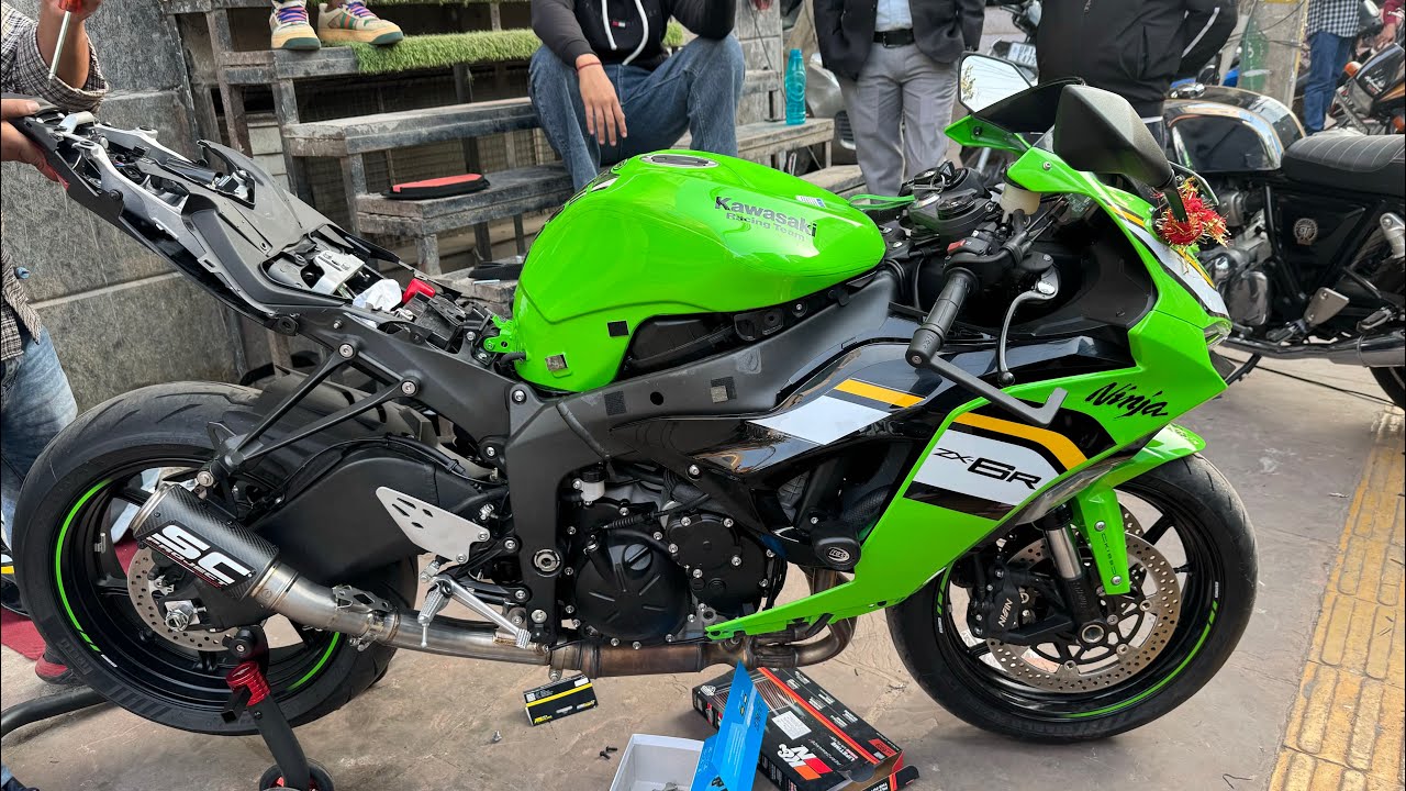 Zx6r 2025 Modified | Kawasaki ninja Zx6r Sc project exhaust Zx6r 2025 Modified | Kawasaki ninja Zx6r Sc project exhaust