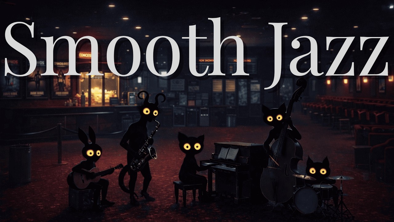 深夜シネマロビーのスムースジャズ｜After Midnight Cinema Jazz｜作業・読書・リラックスBGM