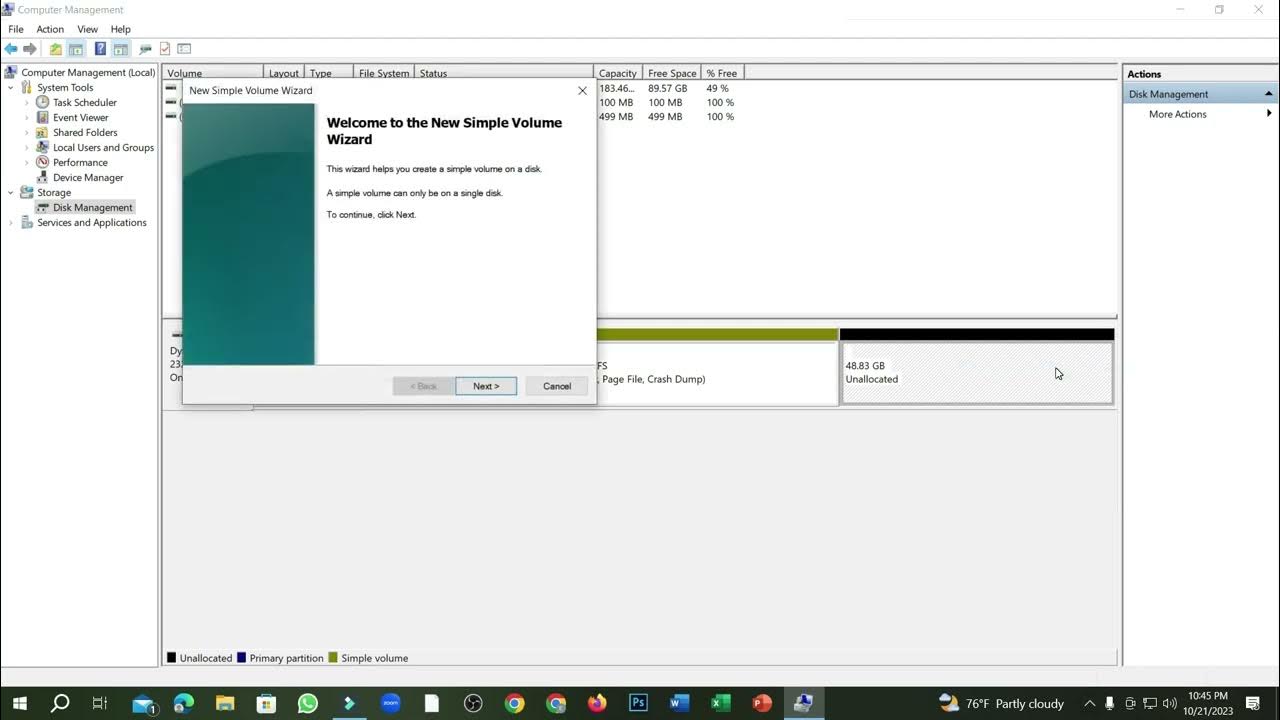 How to Create Partition in Windows 10 | Hard Disk Drives Partition ...