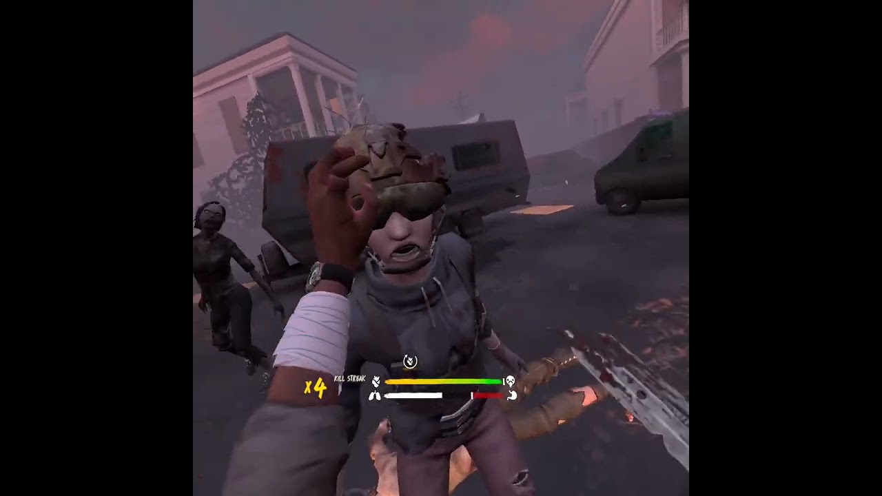 walking dead vr melee all the way