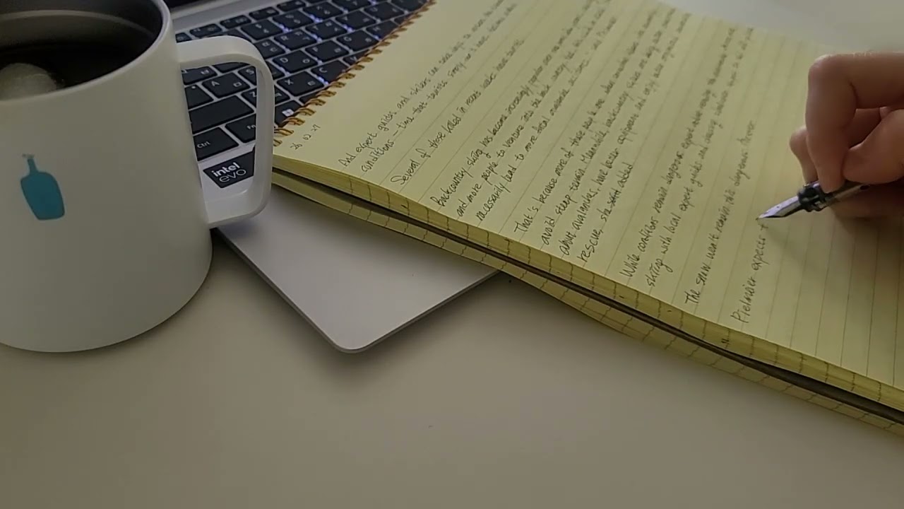 260227 CNN 만년필 영어필사 460일차 Silent Writing | White Noise ASMR