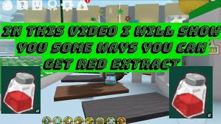 Some ways you can get red extract in bee swarm simulator 