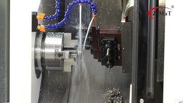 Torno CNC com Ferramenta acionada e eixo Y