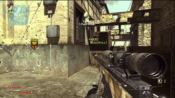 Call of duty MW3 - 4 Ace Quickscope 100% Accuracy SnD on Seatown