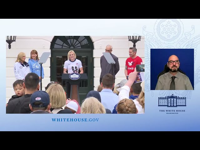 First Lady Jill Biden Hosts the Annual Joining Forces Military Kids Workout