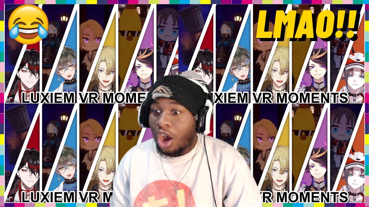 Reacting to CHAOTIC Luxiem In VRCHAT Funny Moments! [NIJISANJI EN]