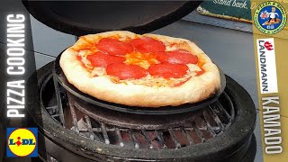 Kamado Pizza Cooked Fast on The Lidl Mini Landmann Grill Kamado BBQ Done Fast! YouTube