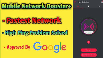 Mobile Network Speed Booster | Net Optimizer | Fastest web browsing and Downloading | For Any Sim