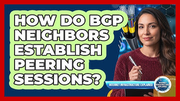 How Do BGP Neighbors Establish Peering Sessions?