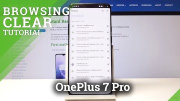 How to Clear Browsing Data in OnePlus 7 Pro - Erase Browsing History