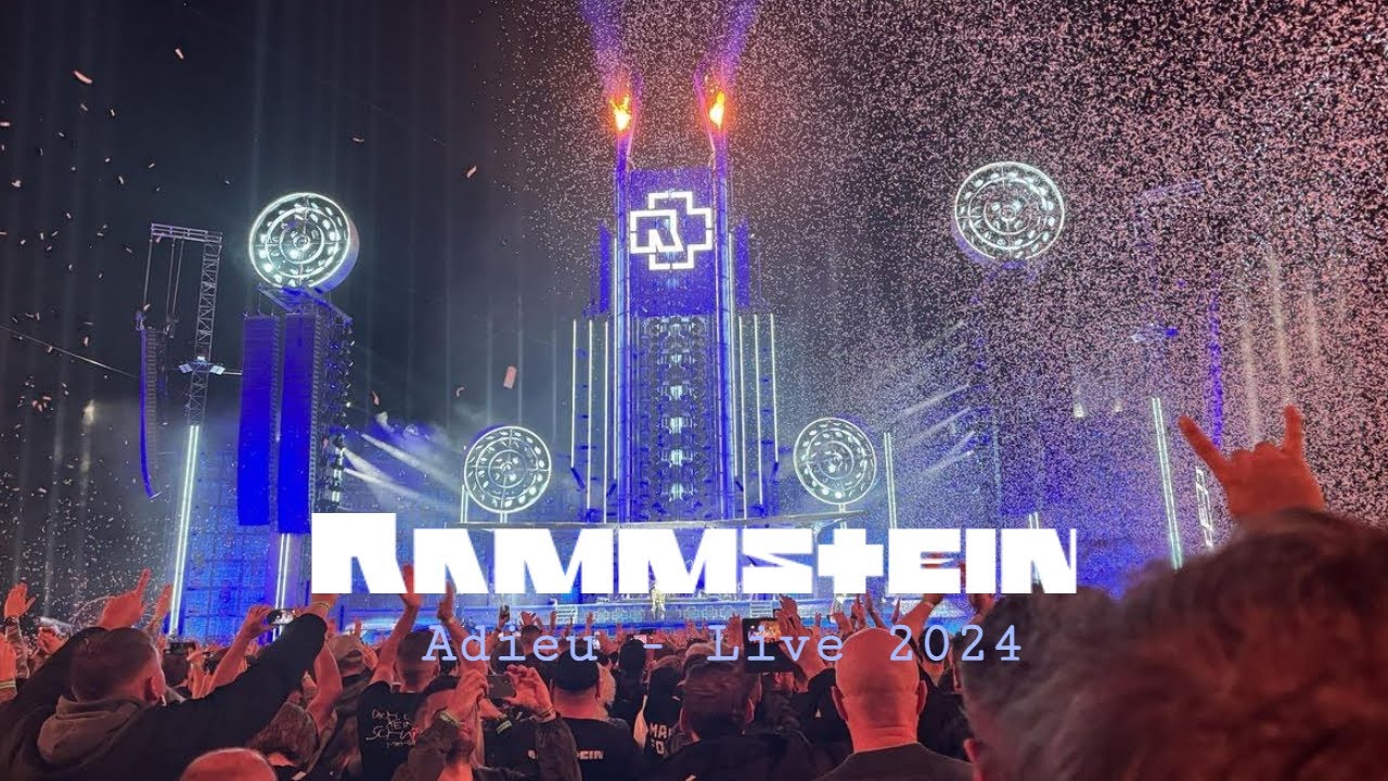 Rammstein - Adieu (live in 2024) [4k Multicam] - YouTube