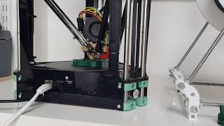 Time lapse of RepRap Fisher printing an effector