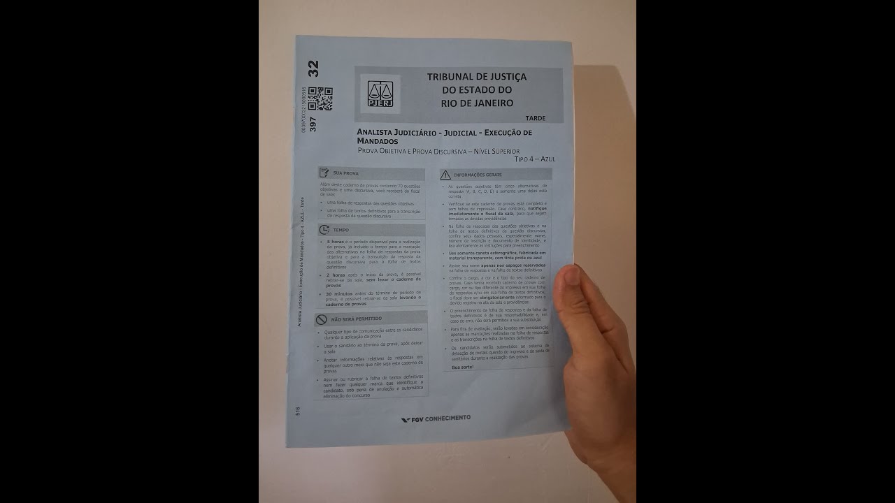TJ-RJ, pós prova e considerações!!