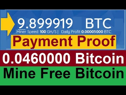 New Free Bitcoin Cloud Mining Site 2019 Live Payment Proof - 