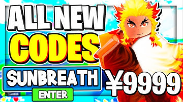 ALL NEW *SECRET* REROLL SLAYERS UNLEASHED CODES! | ☀️SUN BREATHING | SLAYERS UNLEASHED CODES ROBLOX